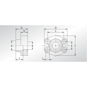 Flansza Metryczna do spawania AFS, Seria flanszy: Seria 3000