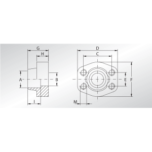 Flansza metryczna do spawania GFS, Seria flanszy: Seria 3000