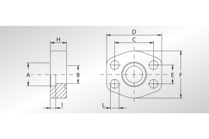 Flansza do spawania AFC, Rozmiar flanszy: 3/4"