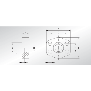 Flansza do spawania AFC, Rozmiar flanszy: 3.1/2"