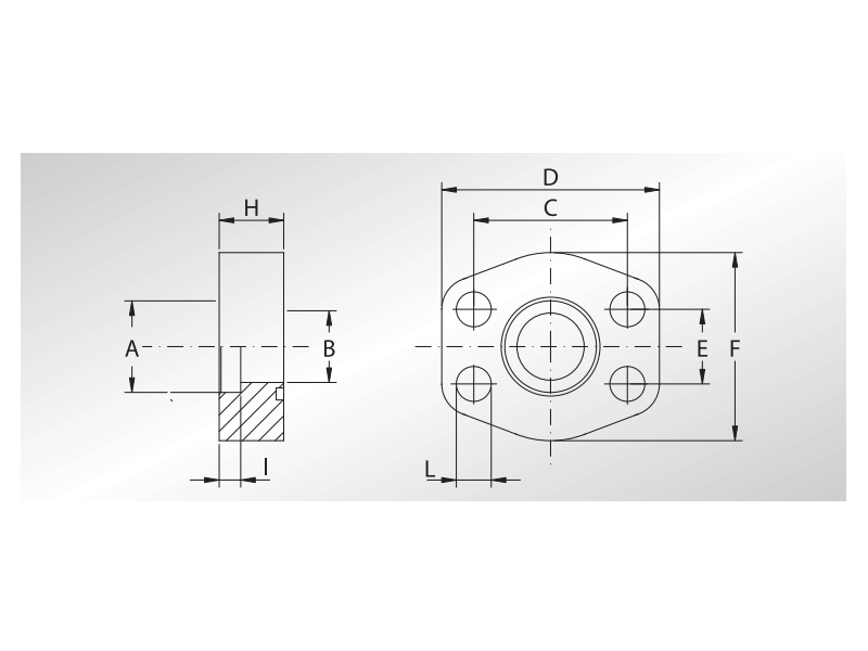 Flansza do spawania AFC, Rozmiar flanszy: 3/4"