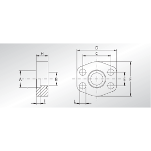 Flansza do spawania GFC, Rozmiar flanszy: 3.1/2"