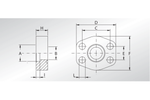 Flansza do spawania PFS, Rozmiar flanszy: 3/4"