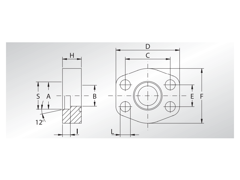 Flansza do spawania płaska PFS, Rozmiar flanszy: 3/4"