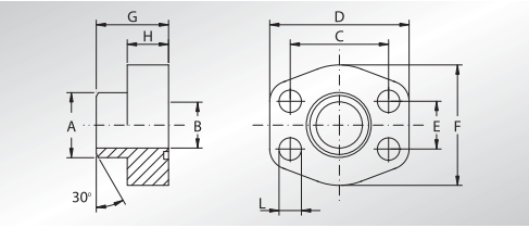 Flansza do spawania AFS, Seria flanszy: Seria 3000, Rozmiar 