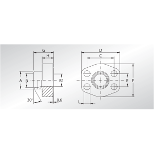 Flansza do spawania AFS, Seria flanszy: Seria 3000, Rozmiar 