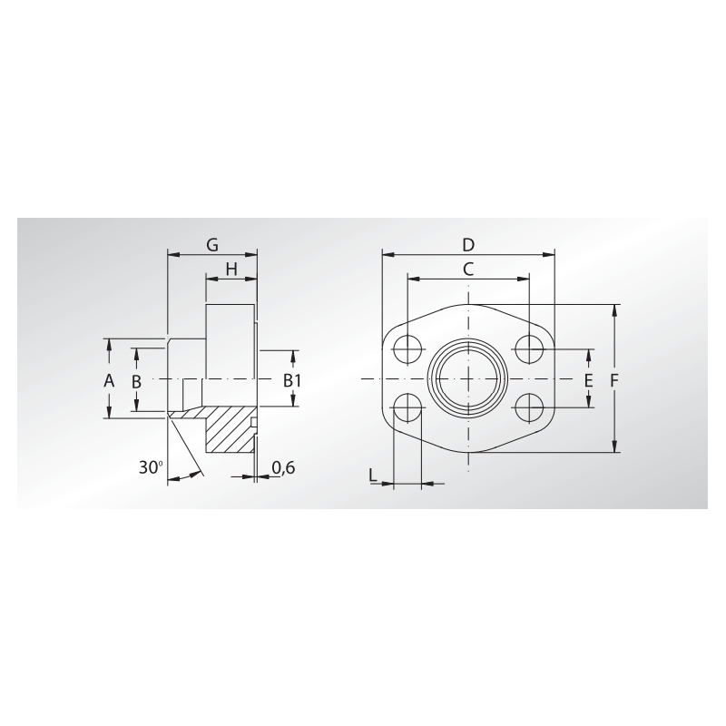 Flansza do spawania AFS, Seria flanszy: Seria 3000, Rozmiar 