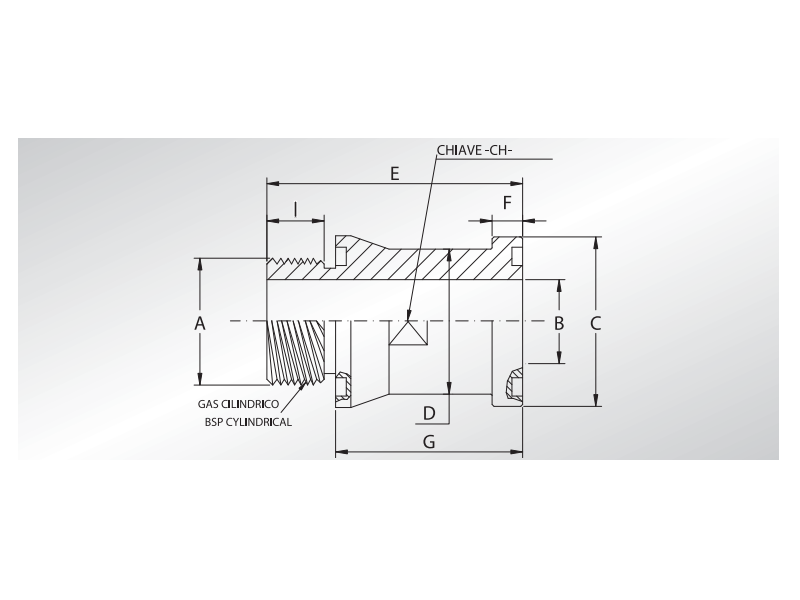 Adapter BSPP z oringiem SFS, Materiał: Stal węglowa S355J2