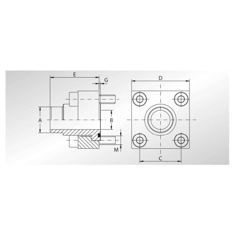 Flansza z adapterem do spawania GCET, Seria flanszy: Seria 3