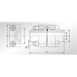 Podwójna flansza z adapterem do spawania DCET, Seria flansz