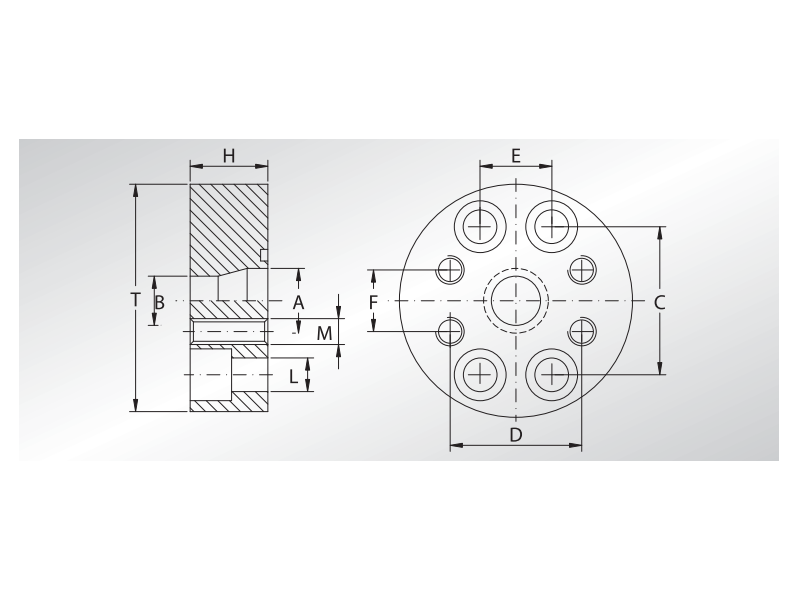 Adapter redukcyjny RIF, Materiał: Stal węglowa S355J2 (CR-