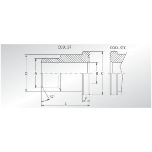 Adapter do spawania ISO, Rozmiar flanszy: 2.1/2"