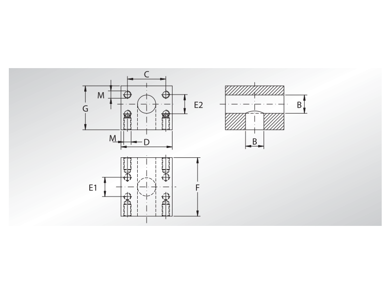 Blok TBL, Materiał: Stal węglowa S355J2 (CR-6 free), Rozmi
