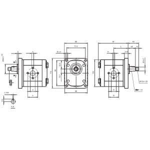 Pompa zębata  grupa 2, śruby 96x71,5mm zamek 36,5mm, Obję